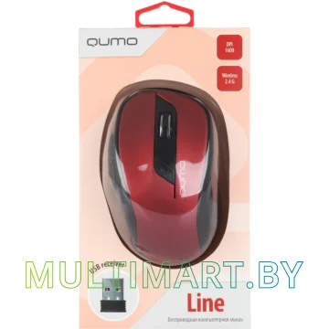 Мышь QUMO Office Line Red картинка 2